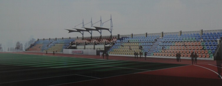 安陽市北關區高中運動場、籃球場基礎工程